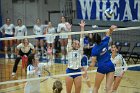 VB vs USCGA  Wheaton College Women's Volleyball vs U.S. Coast Guard Academy. - Photo by Keith Nordstrom : Wheaton, Volleyball